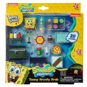 SpongeBob SquarePants Krusty Krab Teeny Tinies Shop Playset Collectible